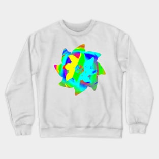 rainbow burst Crewneck Sweatshirt